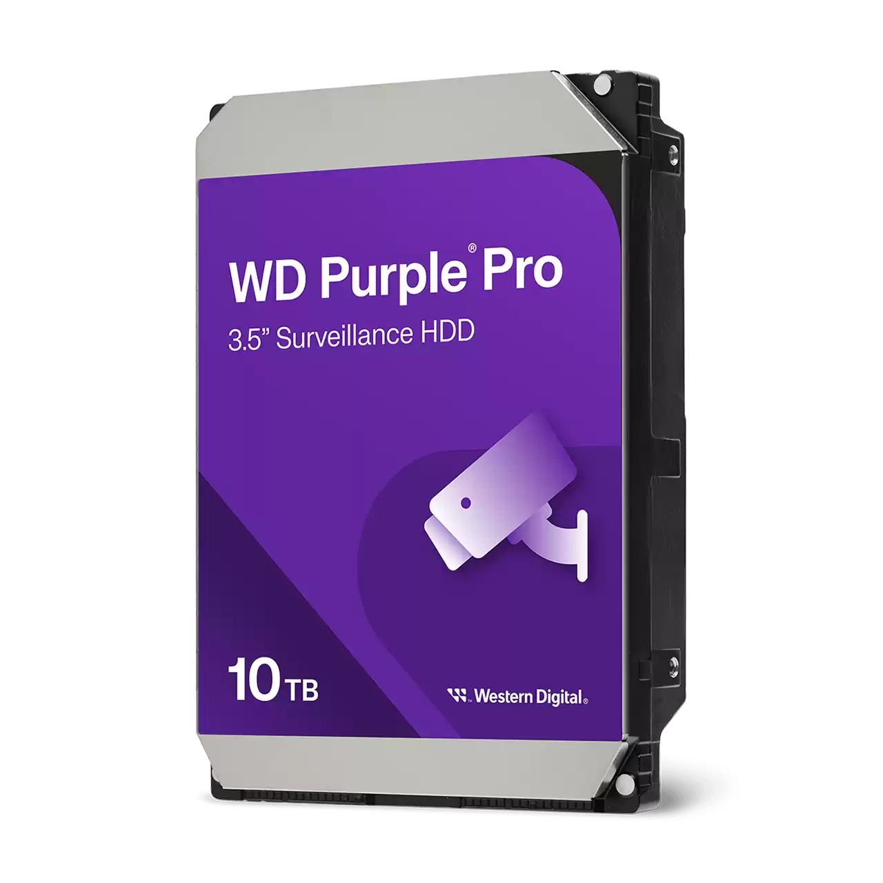 WD Purple Pro 10TB Surveillance Hard Disk Drive-7200 RPM Class SATA 6 Gb/s 256MB Cache 3.5-WD102PURP