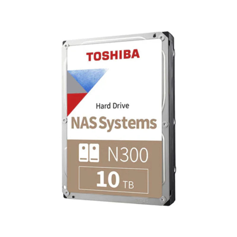 Toshiba 10TB NAS Hard Disk Drive - 7200 RPM Class SATA 6Gb/s 3.5 Inch - HDWG11AEZSTA