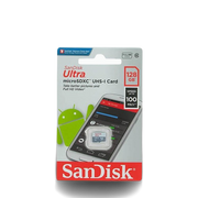 SanDisk 128GB Ultra microSDXC UHS-I Class 10 Memory Card 100 MB/s SDSQUNR-128G-GN6MN
