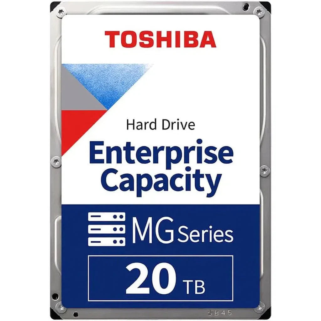 Toshiba Enterprise 20TB 3.5" Sata 512e 7200RPM Hard Drive (MG10ACA20TE)