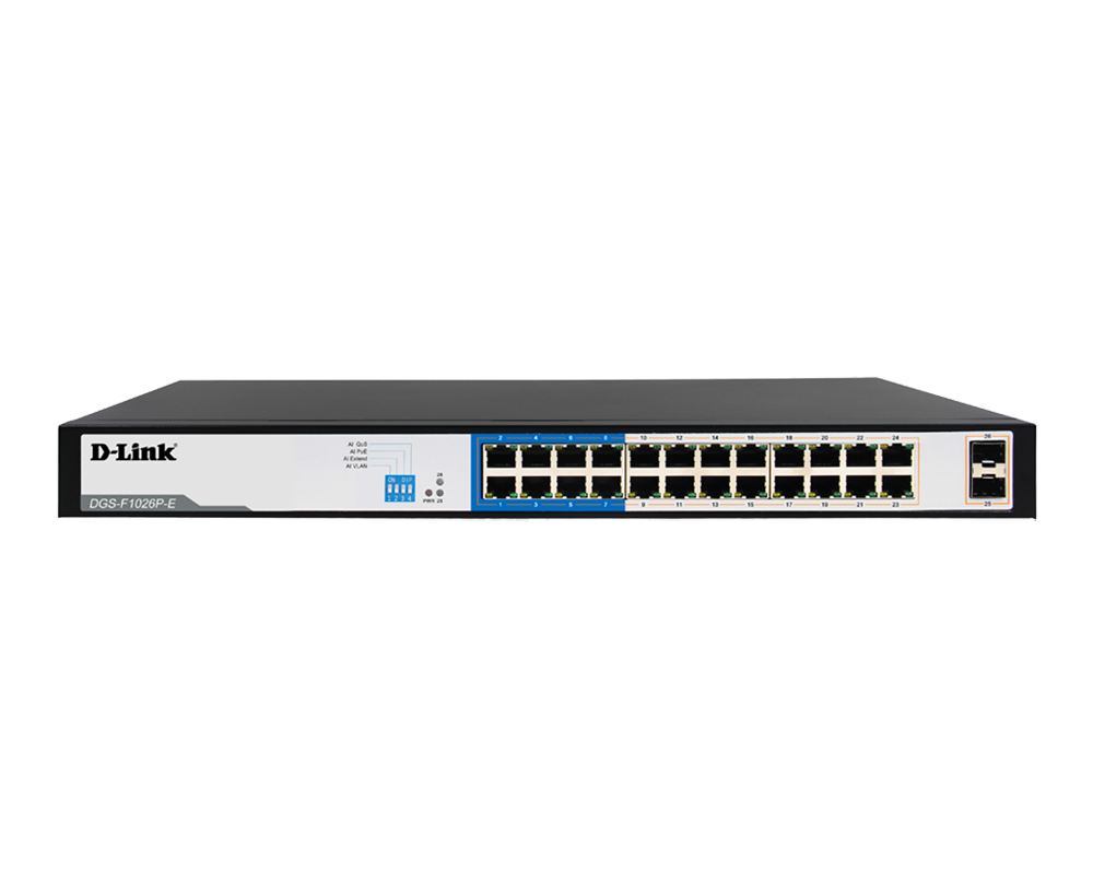 D-Link 24 Port Gigabit Switch Unmanaged DGS-F1026P-E #275
