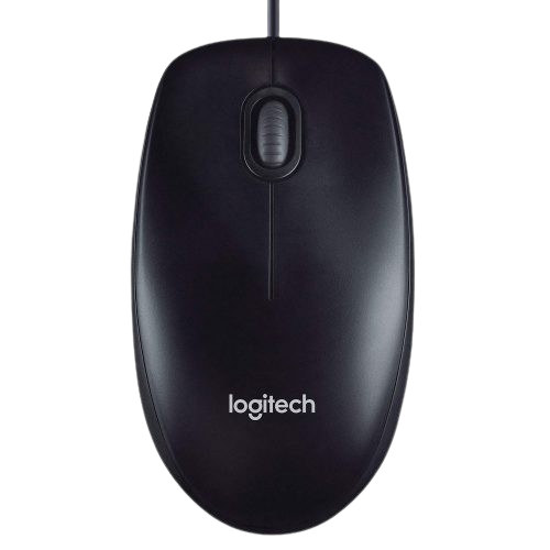 Logitech Wired Mouse M90 Black USB