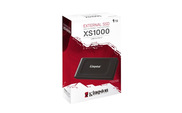 Kingston XS1000 1TB SSD | Pocket-Sized | USB 3.2 Gen 2 | External Solid State Drive | Up to 1050MB/s | SXS1000/1000G