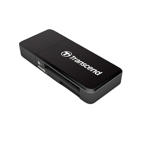 Transcend TS-RDF5K USB 3.1 SDHC/SDXC/MicroSDHC/SDXC Card Reader, Black
