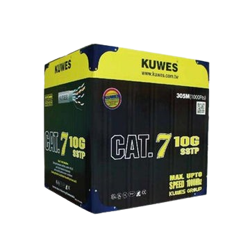 Kuwes Super7 SSTP CAT7 Ethernet Cable 23AWG 305 Mtr. #1115