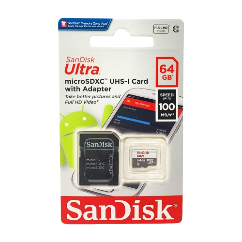 SanDisk Ultra Lite microSDXC 64GB 100MB/s SDSQUNR-064G-GN3MN