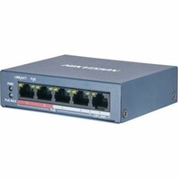 مفتاح شبكة إيثرنت سريعة غير مُدار من هيكفيجن DS-3E0105P-E/M بأربعة منافذ POE رقم 854
