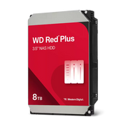 WD Red Plus 8TB NAS Hard Drive - 5400 RPM Class SATA 6Gb/s, CMR, 128MB Cache, 3.5 Inch - WD80EFPX
