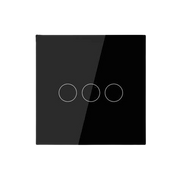 ZigBee 3 Gang Switch - Black