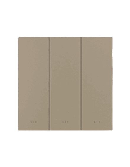 Zigbee 3 Gang Key Switch-EU - Golden