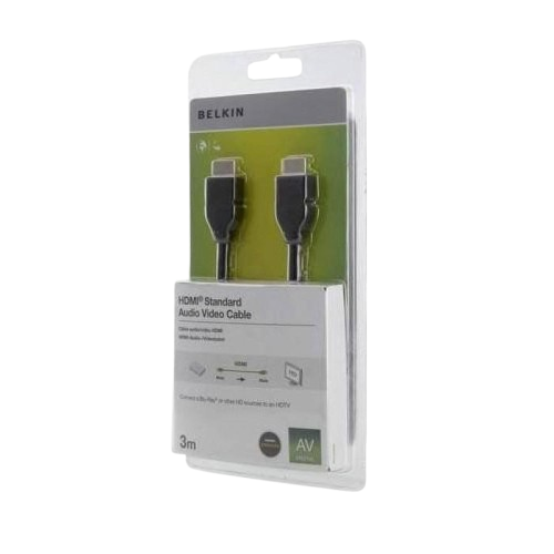 Belkin-HDMI TO HDMI Cable 3 MTR F3Y017BT3M-BLKK