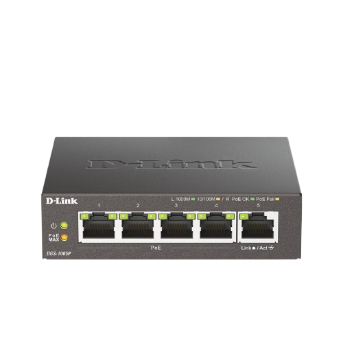 Dlink switch 5 port Gigabit unmannaged DGS-1005P #932