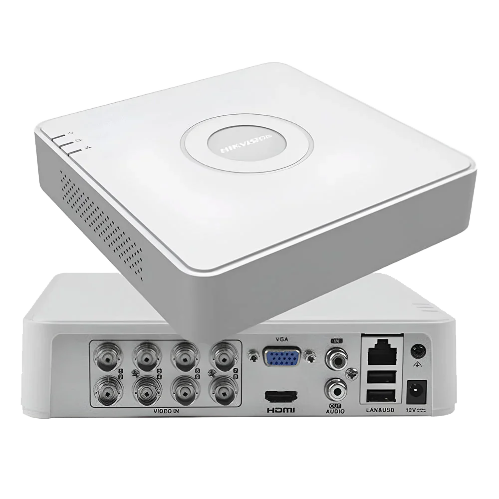 hikvision 8 Channel Penta-brid 4M-N/1080P Cooper 1U Digital Video Recorder #1200