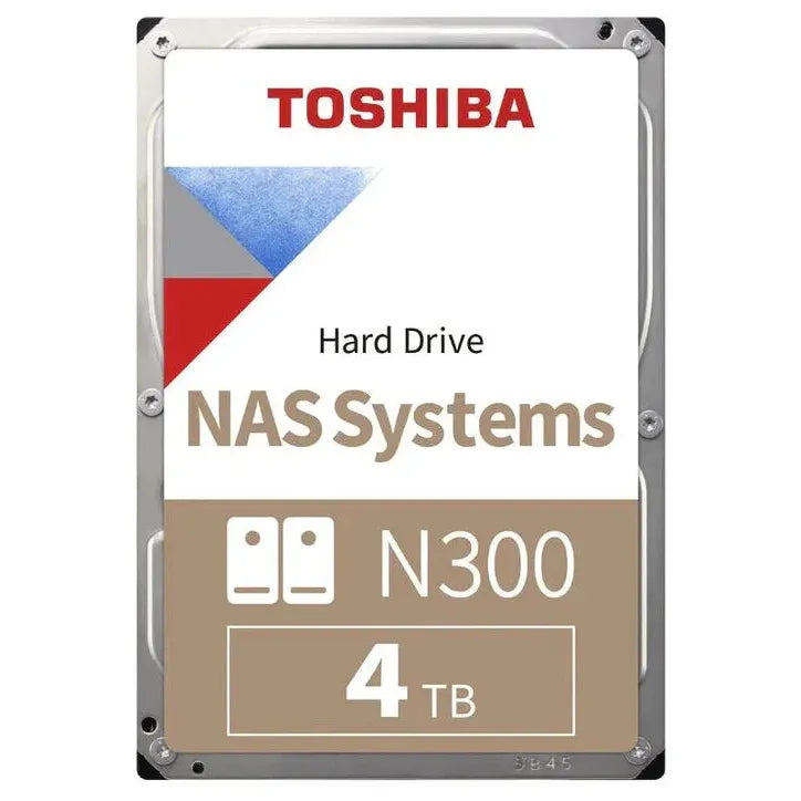 Toshiba 4TB NAS Hard Disk Drive - 7200 RPM Class SATA 6Gb/s 3.5 Inch - HDWG440EZSTA