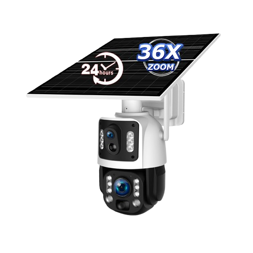 GeekSpace Dual Lens Solar PTZ Camera (8MP 5G LTE) #1581