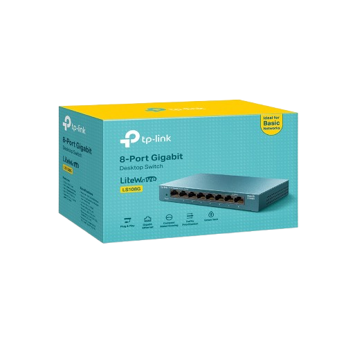 TP-Link 8 Port Gigabit Desktop Switch Metal