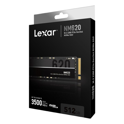 Lexar® 512GB NM620M.2 2280 NVMe SSD-LNM620X512G
