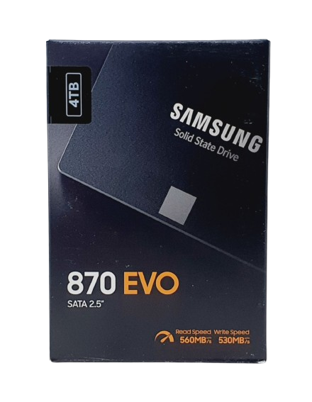 SAMSUNG 4TB 2.5" SATA 870 EVO MZ-77E4T0BW