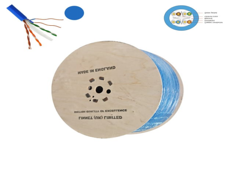 Linnet UTP CAT7 LSHF Blue Internet Cable 305m