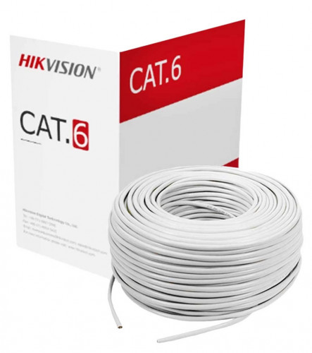 Hikvision Cat-6, Grey Network Cable # 1 Coil-305 Meter