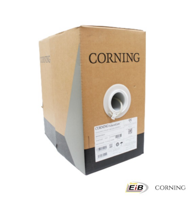 Corning Utp Cat.6 Solid Cable Pvc 24Awg W / Cross Filler 305M / Un Reel Box - Grey