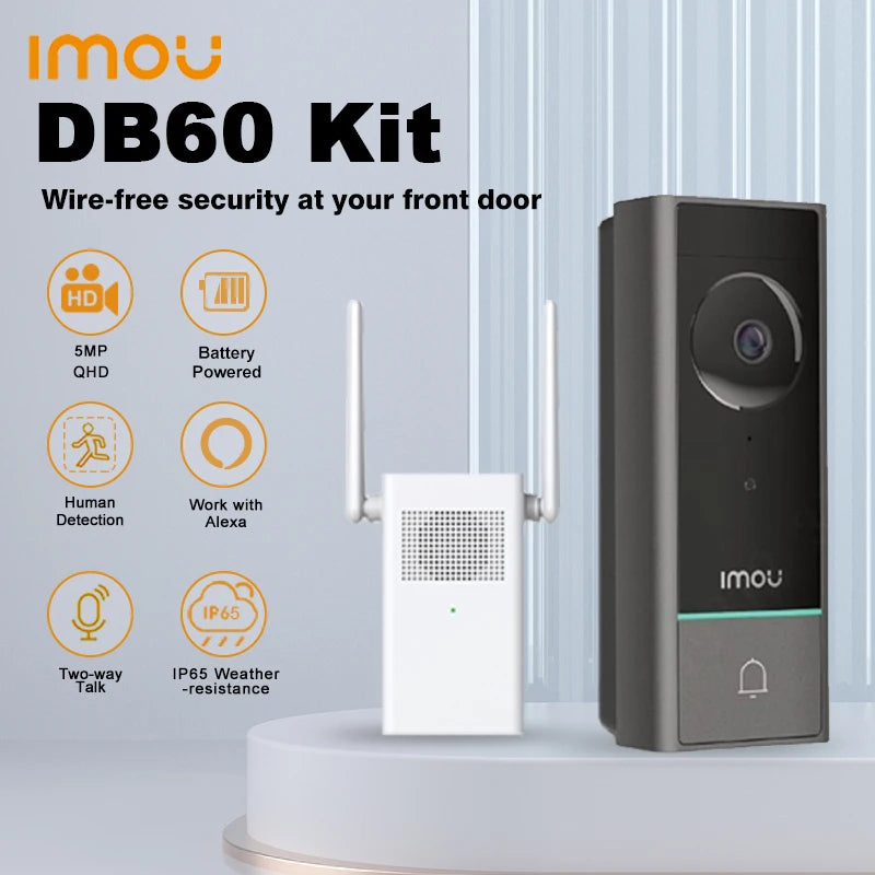 Doorbell Kit-a- DB60/DS21-PEYF-IMOU-Wi-Fi Extender and Chime for Your Imou Doorbells #863