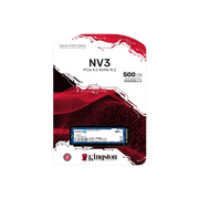 Kingston NV3 500GB NVMe SSD Gen4 Upto 5000Mb/s-SNV3S/500G