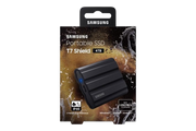 SAMSUNG 4TB External T7 Portable SSD Shield Black MU-PE4T0S