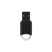 Lexar 64GB JumpDrive V40 USB 2.0 Flash Drive - Black-LJDV40-64GAB