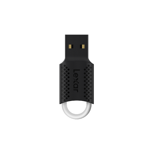 Lexar 64GB JumpDrive V40 USB 2.0 Flash Drive - Black-LJDV40-64GAB