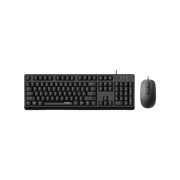 Rapoo X130Pro Wired Optical Mouse & Keyboard Combo AR - Black