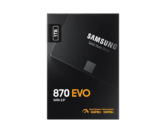 Samsung 1TB 2.5"Sata 870 Evo MZ-77E1T0BW