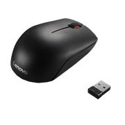 Lenovo 300 Wireless Compact Mouse - 2.40GHz / Black - Mouse-GX30K85315