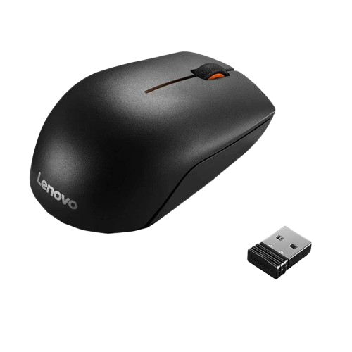 Lenovo 300 Wireless Compact Mouse - 2.40GHz / Black - Mouse-GX30K85315