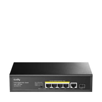 GS1005P CUDY 5-PORT Gigabit PoE+Switch 60W #962