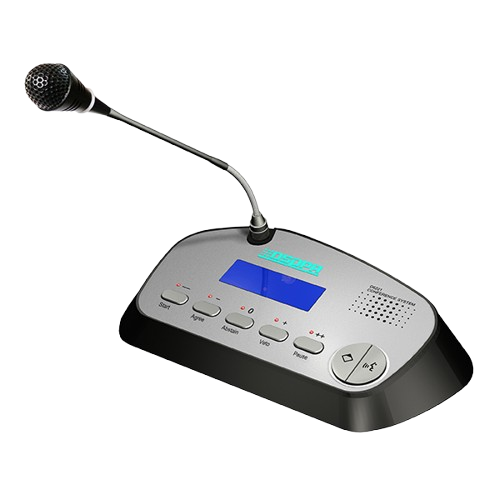 DSPPA MCH-205 DESKTOP CONDENSER MICROPHONE WITH MUSICAL WARNING TONES AND PRE-AMPLIFIER #900