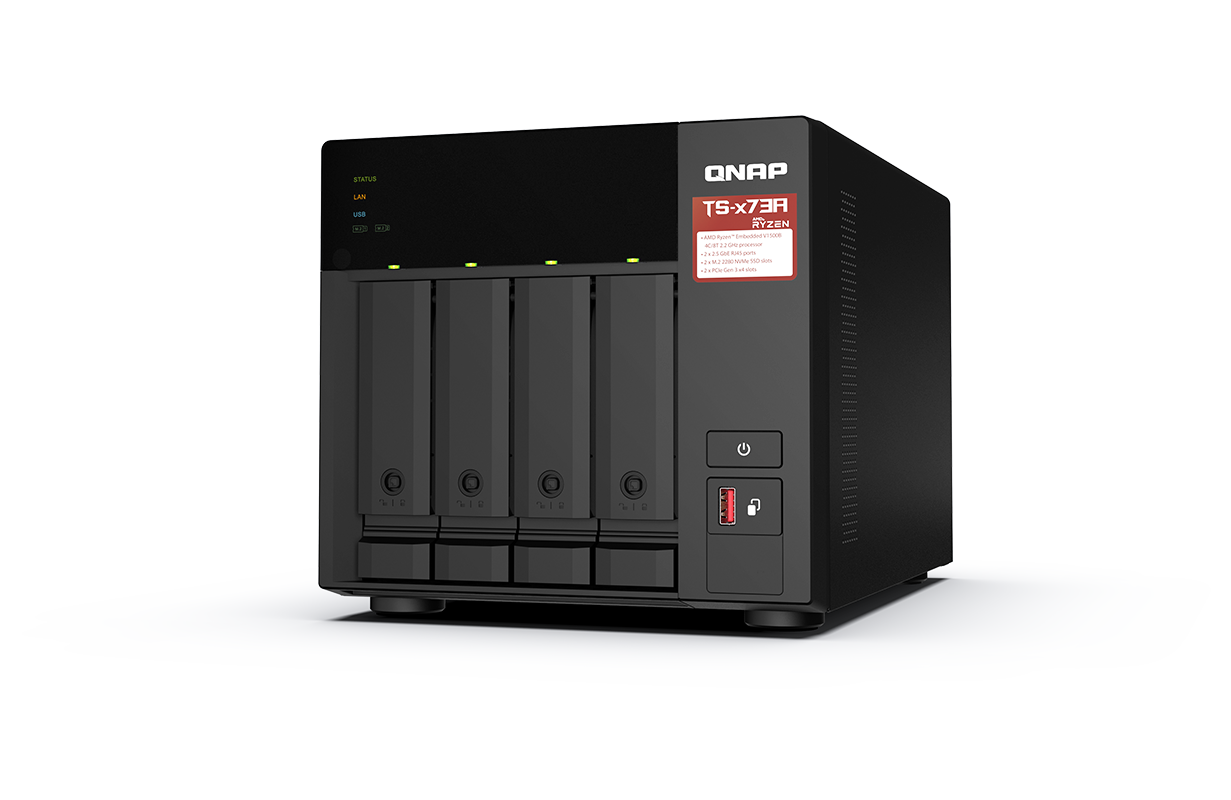 QNAP TS-473A-8G 4-bay High Performance NAS, (Diskless), QNAP