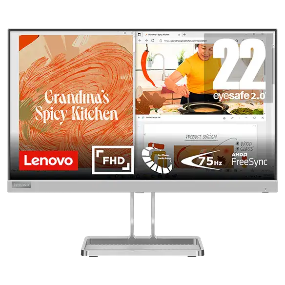 Lenovo 22" FHD IPS Monitor L22i-40 VGA,HDMI (Multimedia)