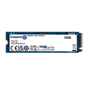 Kingston NV2 250GB M.2 2280 NVMe Internal SSD | PCIe 4.0 Gen 4x4 | Up to 3000 MB/s | SNV2S/250G