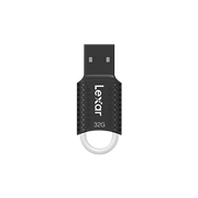 Lexar 32GB JumpDrive V40 USB 2.0 Flash Drive - Black-LJDV40-32GAB