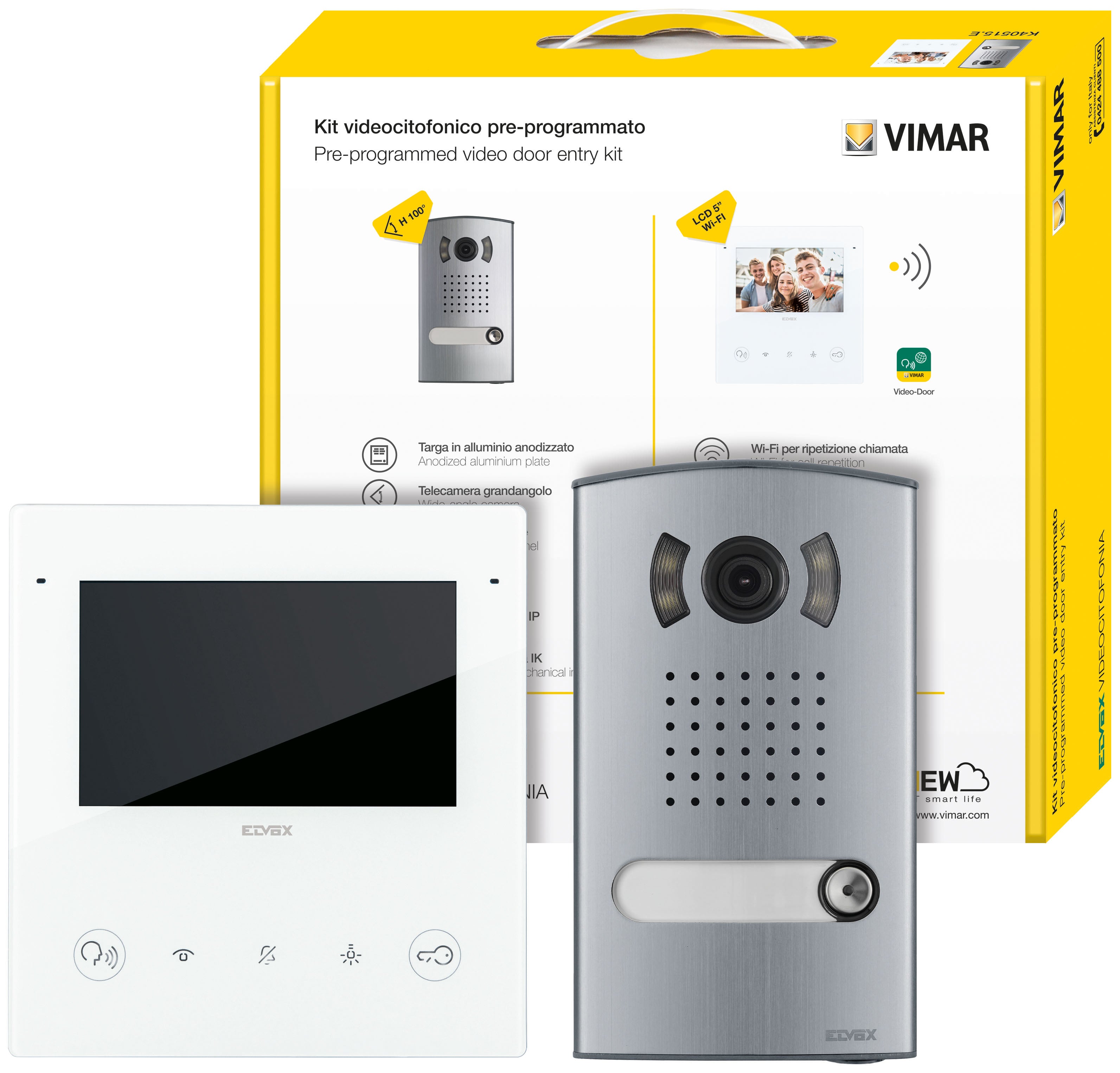 the video intercom kit Elvox / Vimar K40515.E: #1546
