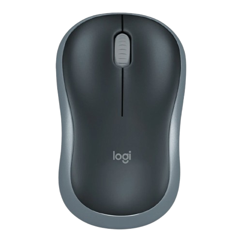 Logitech M185-2.40GHz / Up to 10m / Wi-Fi / Black/Grey-Mouse
