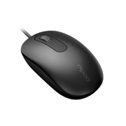 Rapoo N200 Wired Optical Mouse Black