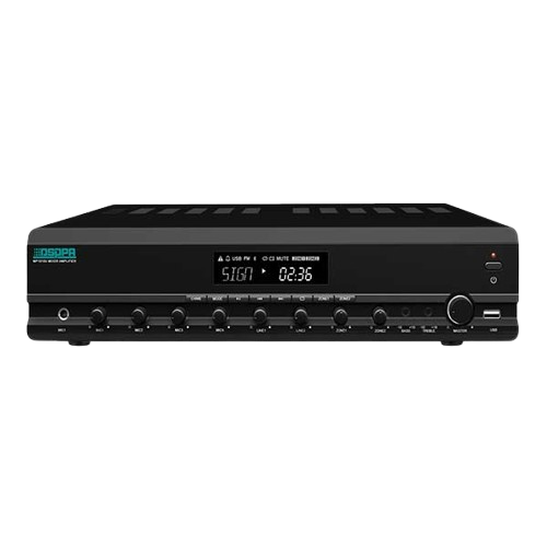 MP1000U 350W 2 Zones Integrated Mixer Amplifier with Remote Paging #887