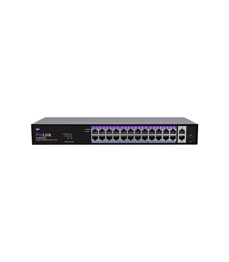 ProLink PL-NS124GP 24 Port Unmanaged Gigabit PoE Switch #1501
