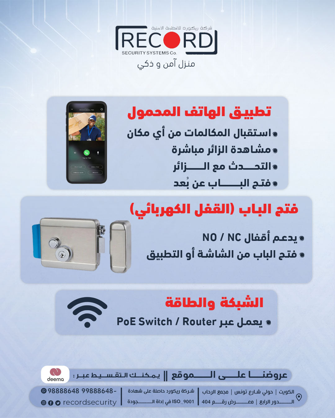 AcuVox  video intercom solution: Monitors + Doorbell + Mobile App + Door Opener