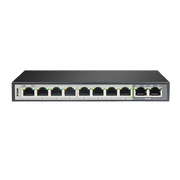 مفتاح جيجابت ذكي مُدار بـ 10 منافذ 250 متر PoE (96 واط) مع جيجابت ثنائي المنفذ #222
