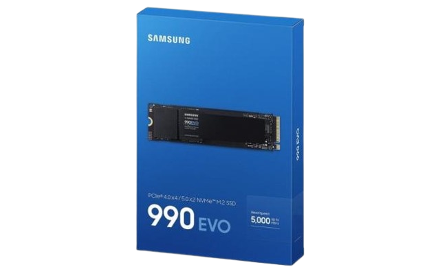 SAMSUNG 1TB NVMe 990 EVO up to 5000 MB/s MZ-V9E1T0BW