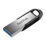 SanDisk Ultra Flair Flash Drive - 256GB / Up to 150 MB/s / USB 3.0 / Black and Silver SDCZ73-256G-G46