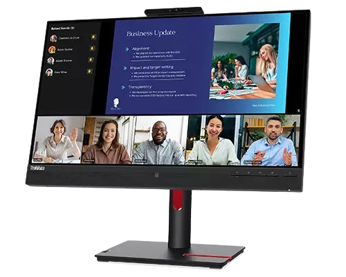 Lenovo ThinkVision T24v-30-23.8" FHD Anti-Glare-4ms-75Hz-USB 3.2 Gen 1-USB 2.0-HDMI 1.4-DP 1.2-VGA